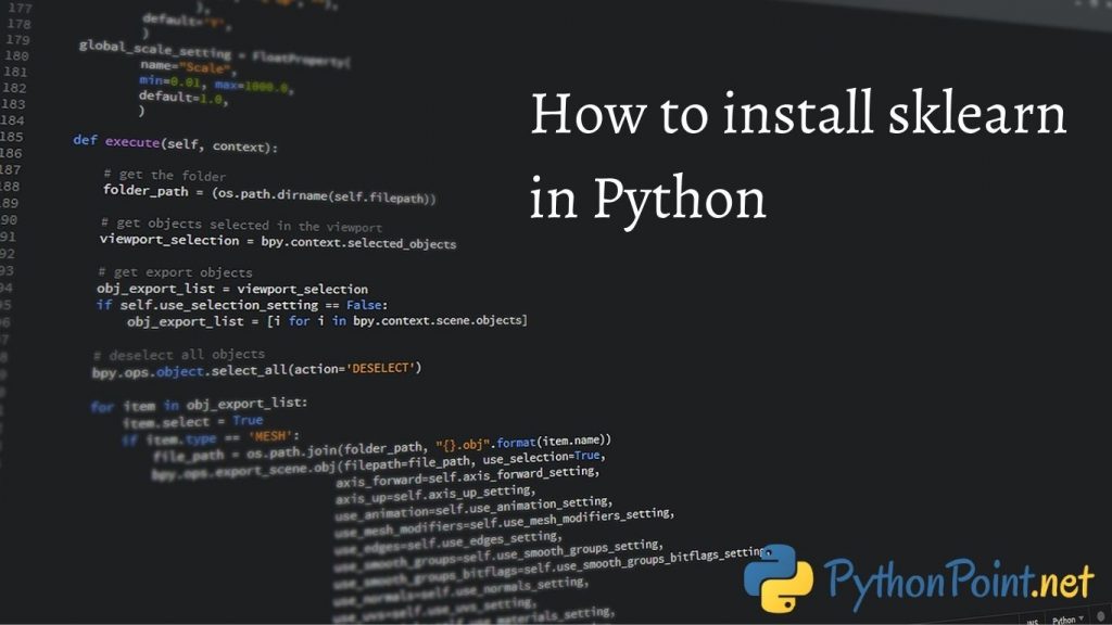 how-to-install-sklearn-in-python-pythonpoint