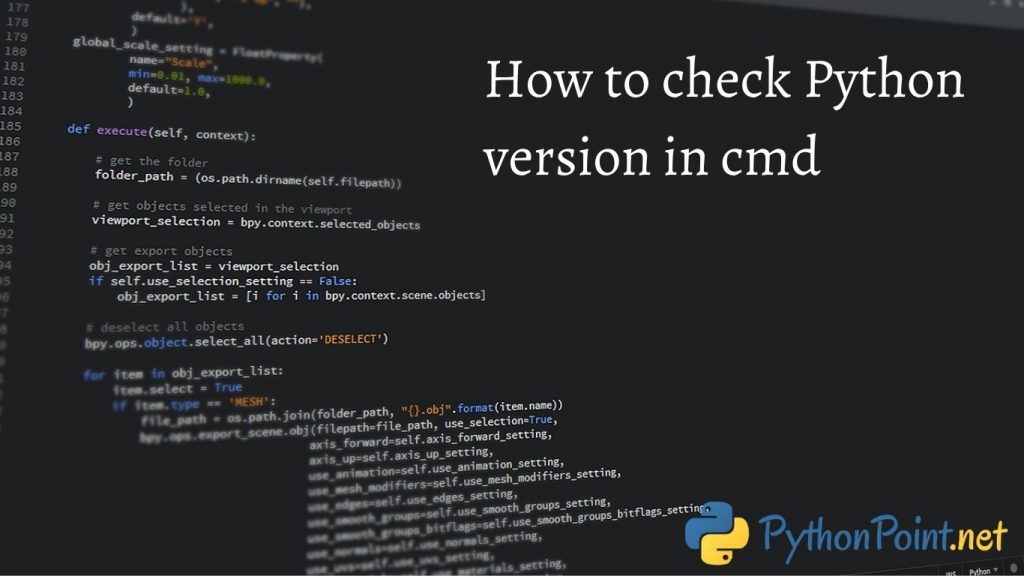 How To Check Python Version In Cmd PythonPoint