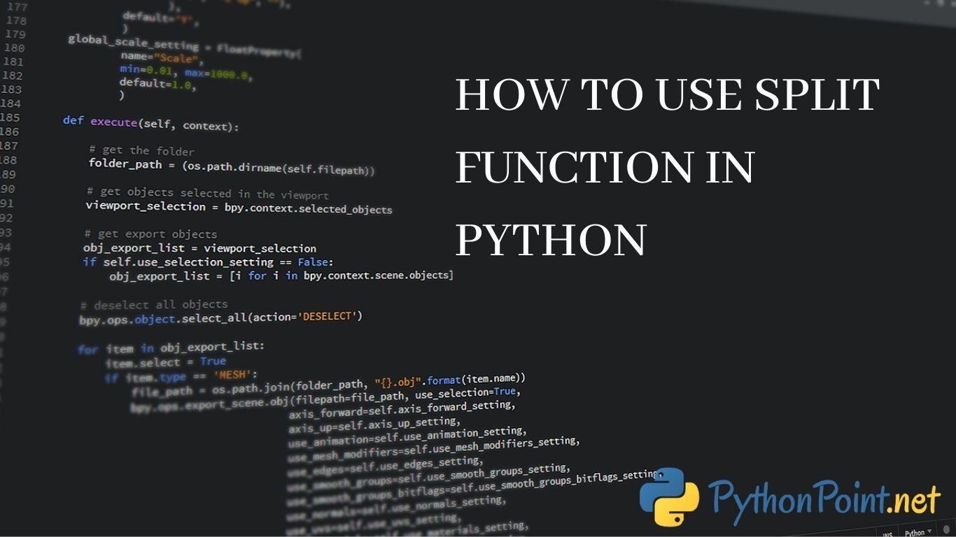 Spaces python. Split Python.