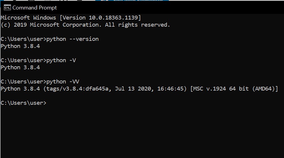 How To Check Python Version In Cmd PythonPoint