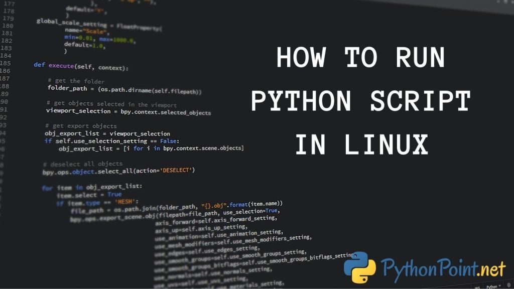 How To Run Python Script In Linux Command