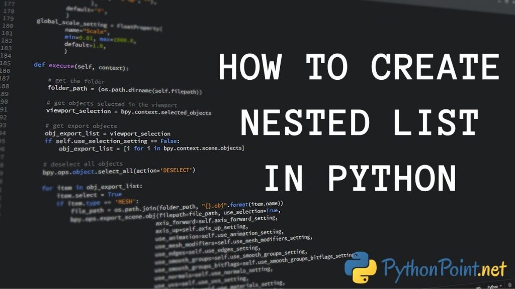 python nested list assignment
