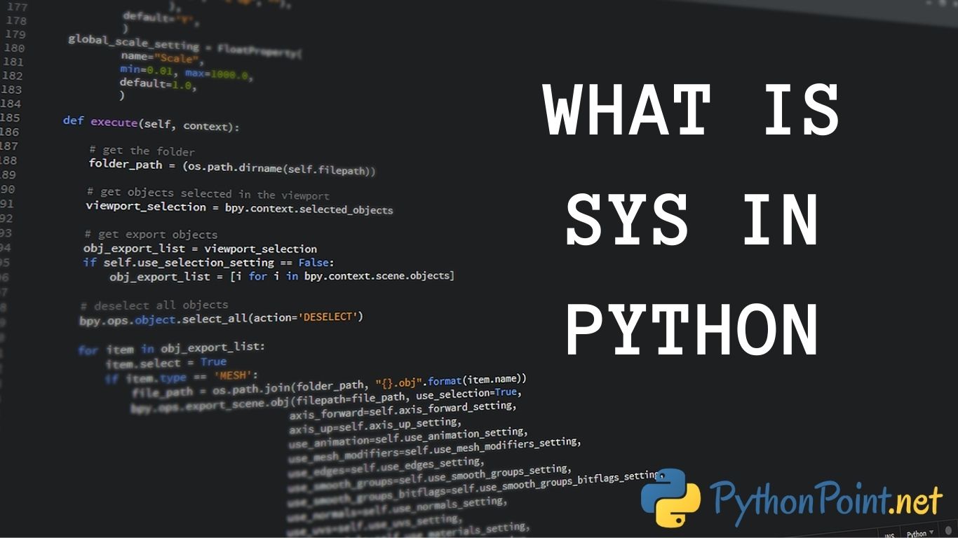 what-is-sys-in-python-pythonpoint